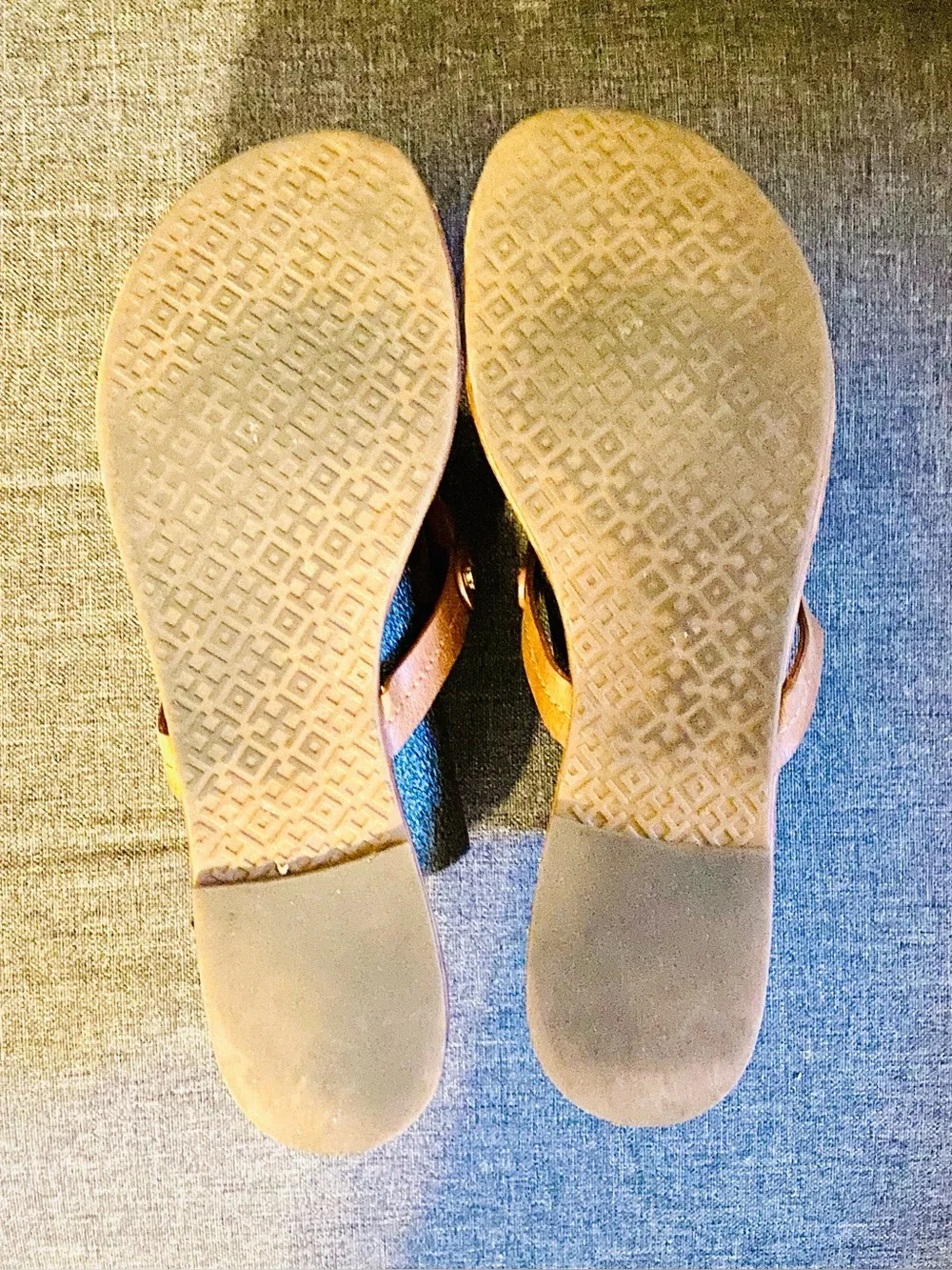 Tory Burch Miller Vintage Vachetta Leather Sandals